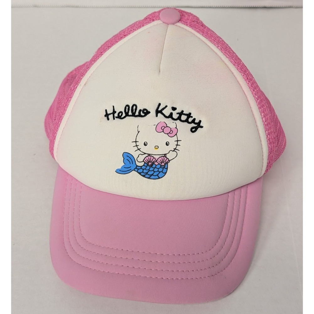 Hello Kitty Youth Adjustable Baseball Hat Mermaid Sanrio 2024